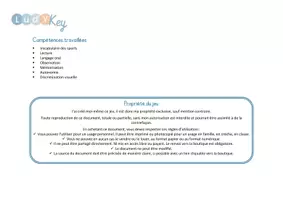 Aperçu - Apprentissages en autonomie - Les cartes de nomenclature sur les sports - Page 3