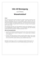 Vorschau - Stundenentwürfe - Information und Bewegung "Wasserkreislauf" - Deckblatt