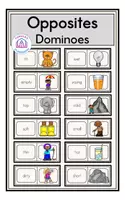 Aperçu - Jeux - Opposites (Adjectives) - Dominoes - Page de couverture