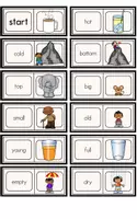 anteprima - Giochi - Opposites (Adjectives) - Dominoes - Pagina 1