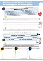 Vorschau - Arbeitsblätter - Wir werden gesund, wir bleiben gesund! (Was bedeutet „gesund sein“? Definition WHO, Kreuzworträtsel zur Hausapotheke) - Seite 1