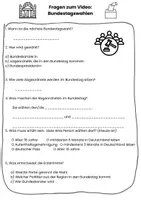 Vorschau - Arbeitsblätter - Bundestagswahl Infos - AB's zu Videos - Deckblatt