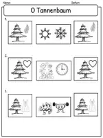 Vorschau - Arbeitsblätter - Liederarbeitung: O Tannenbaum (differenzierte Arbeitsblätter) - Seite 2