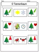 Vorschau - Arbeitsblätter - Liederarbeitung: O Tannenbaum (differenzierte Arbeitsblätter) - Seite 3