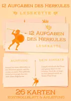 Vorschau - Spiele - Griechische Sagen - Herkules - Lesekette - Deckblatt