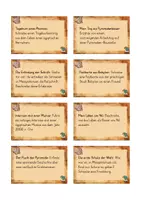 Vorschau - Aufgabenkarten - Frühe Hochkulturen – 40 kreative Schreib- & Zeichenaufgaben - Seite 1