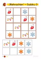 Vorschau - Arbeitsblätter - Bilder-Sudoku Weihnachten - Seite 2