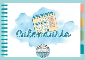Vista previa - Decoración del aula - CALENDARIO📆🌧️☀️Días,meses,estaciones,tiempo_ATRAPASU - página 1