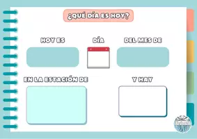 Vista previa - Decoración del aula - CALENDARIO📆🌧️☀️Días,meses,estaciones,tiempo_ATRAPASU - página 2