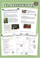 Vorschau - Arbeitsblätter - St. Patrick's Day Reading Comprehension, dreifach differenziert - Deckblatt