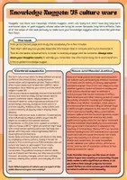 Vorschau - Arbeitsblätter - Knowledge Nuggets - culture wars in the US - Seite 1