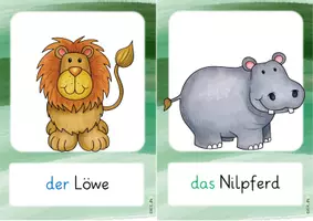 Vorschau - Poster - Wortspeicher: Zootiere (Bildkarten + Begriffe) - Seite 3