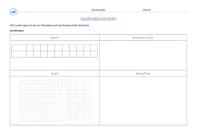 Vorschau - Arbeitsblätter - Zuordnungen und ihre Darstellungsmöglichkeiten - Seite 1