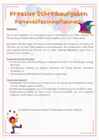 Vorschau - Arbeitsblätter - Kreative Schreibanlässe Karneval / Fasching / Fastnacht für die 4.–6. Klasse - Seite 1