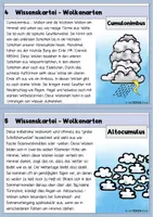 Vorschau - Stationenlernen - Wolkenarten - Wissenskartei & Arbeitsblätter - Seite 3
