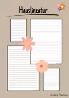 Vorschau - Arbeitsblätter - Schreibschriftlineatur - Deckblatt