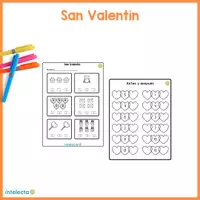 Vista previa - Hojas de trabajo - San Valentin - Portada