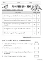 Vorschau - Arbeitsblätter - Lesetext - Vögel im Frühling (Klasse 1/2) - Seite 2