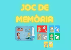 Vista previa - Tarjetas / Manipulativos - JOC DE MEMORIA. MAX, QUE SENTS? - Portada