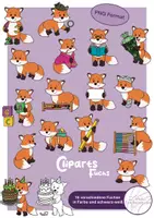 Vorschau - Mal- und Bastelvorlagen - Cliparts Fuchs - niedliche Klassentiere - Deckblatt