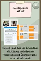 Vorschau - Stundenentwürfe - Rechtsgebiete WR 8/9 - Deckblatt