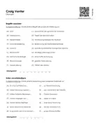 Vorschau - Arbeitsblätter - Craig Venter (informationstext und Übungen) - Seite 1
