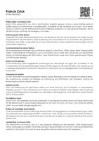 Vorschau - Arbeitsblätter - Francis Crick (informationstext und Übungen) - Deckblatt