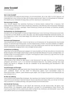 Vorschau - Arbeitsblätter - Jane Goodall (informationstext und Übungen) - Deckblatt