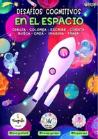 Vista previa - Hojas de trabajo - Desafíos Cognitivos en el Espacio (+30 actividades) - Portada