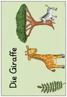 Vorschau - Arbeitsblätter - Materialpaket Giraffe - Seite 2