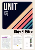 Aperçu - Préparation de séquence / Séquence complète - KIDS & BLITZ : une séquence d'anglais complète pour 3e ! - Page de couverture
