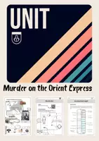 Aperçu - Préparation de séquence / Séquence complète - MURDER ON THE ORIENT EXPRESS: : séquence pour 4e ! - Page de couverture