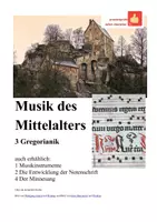Vorschau - Stundenentwürfe - Musik im Mittelalter GREGORIANIK - Unterricht und Material - Deckblatt