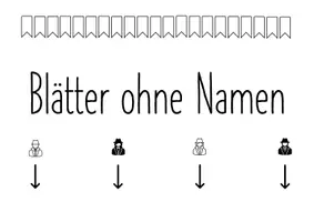 Vorschau - Poster - Blätter ohne Namen | Classroom Management - Seite 1