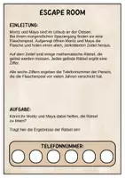Vorschau - Arbeitsblätter - Escape Room: schriftliche Division (4. - 5. Klasse) - Seite 1