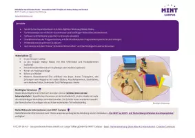 Vorschau - Stundenentwürfe - Sprechendes Poster: MINT-Projekt mit Makey Makey & Scratch - Seite 1