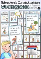 Vorschau - Arbeitsblätter - Wochenende / Wochenstart - wachsendes Paket 📆 - Seite 1