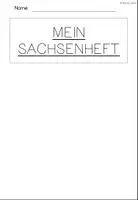 Vorschau - Unterrichtsreihen - Portfolio Sachsenheft (inkl. stumme Karte) - Seite 1