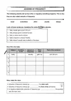 Vorschau - Arbeitsblätter - Adverbs of frequency / Simple present (Häufigkeitsadverbien / Simple present) - Seite 1