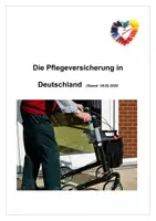 Vorschau - Arbeitsblätter - Die Pflegeversicherung in Deutschland - 2025 - Deckblatt