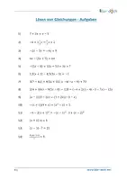 Vorschau - Arbeitsblätter - Mathematik - Lösen von Gleichungen: Aufgaben - Seite 3