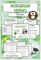 Vorschau - Arbeitsblätter - Miniheft - alles über Nomen - Deckblatt