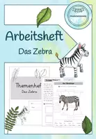 Vorschau - Arbeitsblätter - Themenheft/Selbstlernheft Zebra ab Klasse 2 - Deckblatt