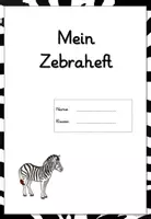Vorschau - Arbeitsblätter - Themenheft/Selbstlernheft Zebra ab Klasse 2 - Seite 1