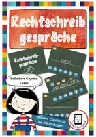 Vorschau - Fördermaterial/Inklusion - Rechtschreibgespräche mit den Strategiesymbolen - digital am Smartboard oder Beamer - Deckblatt