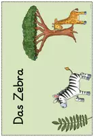Vorschau - Arbeitsblätter - Materialpaket Zebra - Seite 2