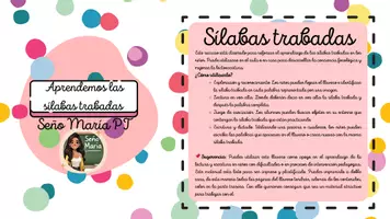 Vista previa - Tarjetas / Manipulativos - 📌Llavero de sílabas trabadas - Material manipulativo - página 1