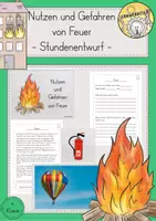 Vorschau - Stundenentwürfe - Nutzen Gefahren Feuer Stundenentwurf - Deckblatt