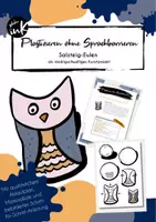 Vorschau - Mal- und Bastelvorlagen - Plastizieren ohne Sprachbarrieren - Arbeitsmaterial - Deckblatt