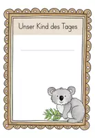 Vorschau - Poster - Classroom-Management: Kind bzw. Koala des Tages (Klasse 1-4) - Seite 2